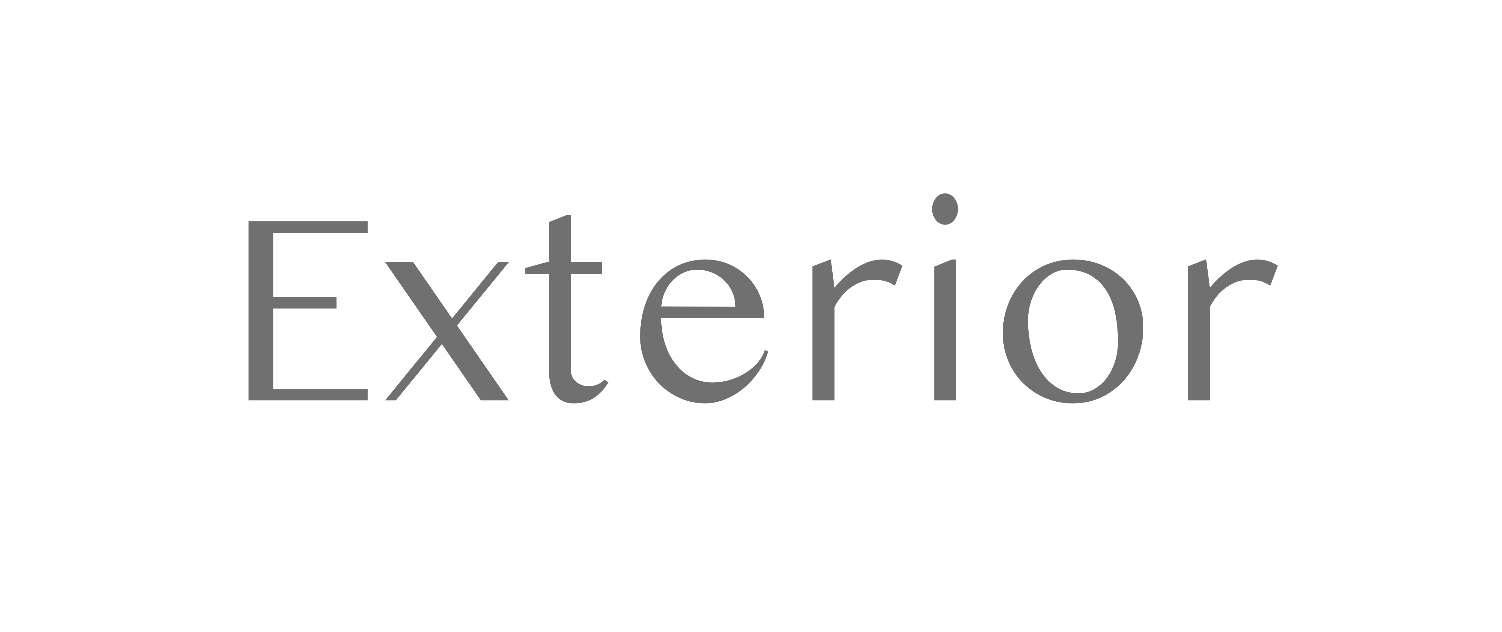icon for displaying exterior text