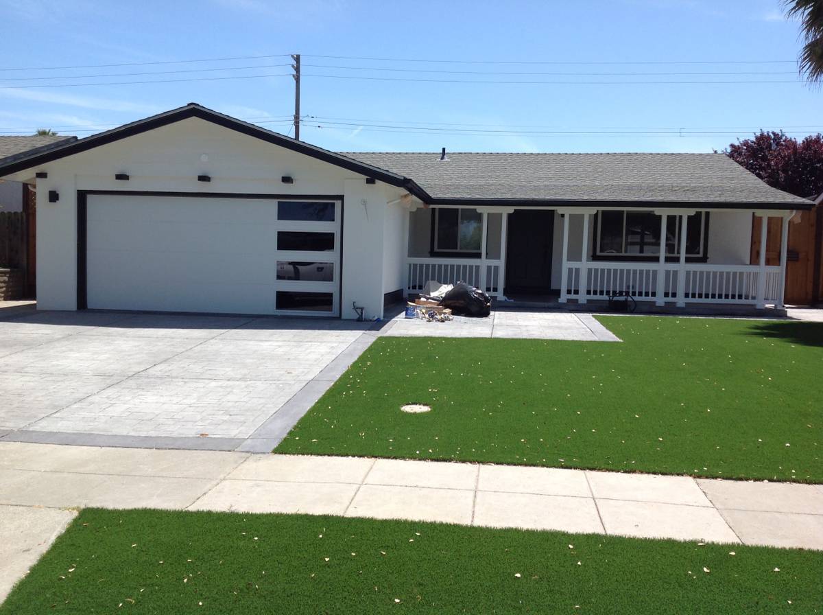 a black and white residential home