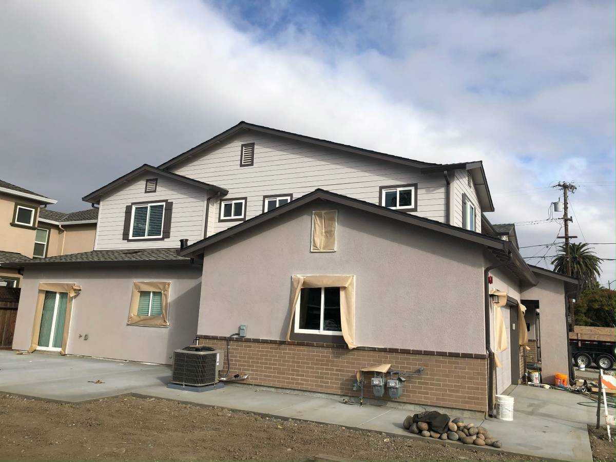 third after stage of home when finally painted